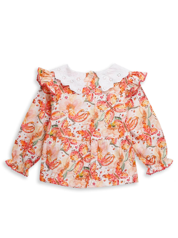 BRODERIE CORD SET - BUTTERFLY