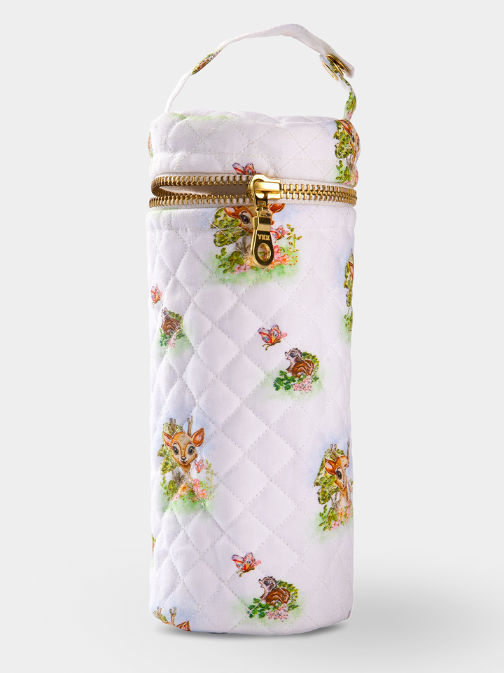 BAMBI WHITE PRINT BOTTLE COVER - LARGE FOR YOUR TRAVEL JOURNEY