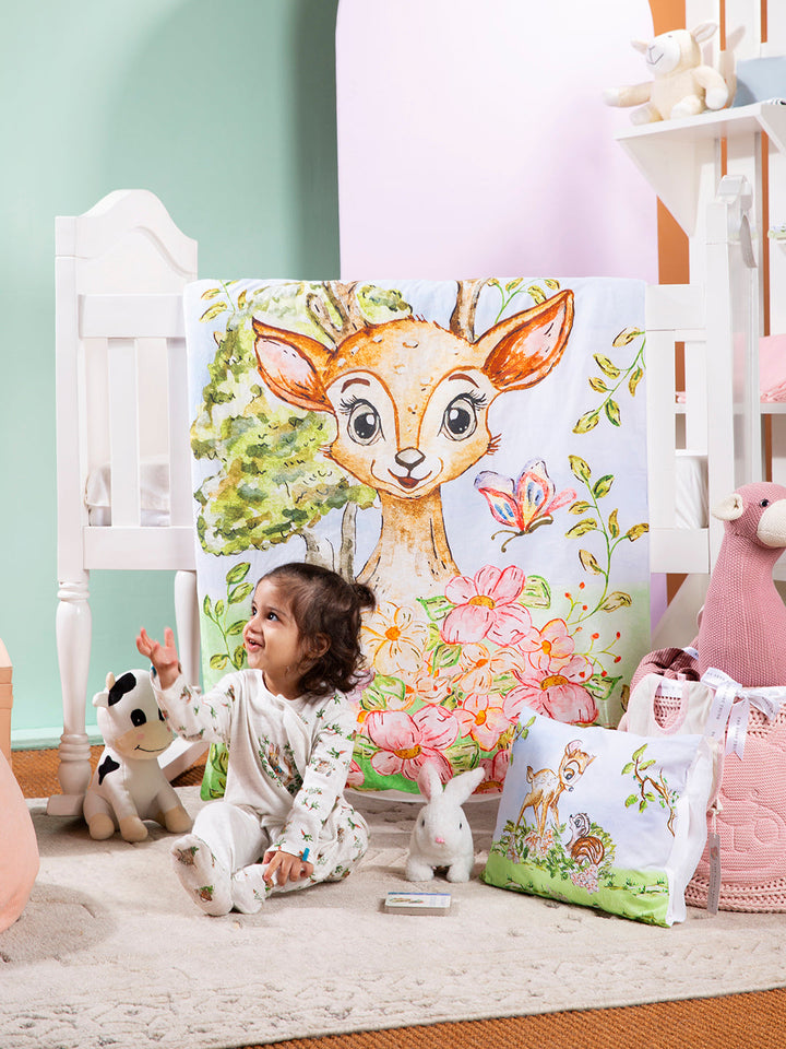 Bambi - AC comforter for newborns, made from 100% Egyptian cotton. Feels like a cloud, ensuring ultimate coziness