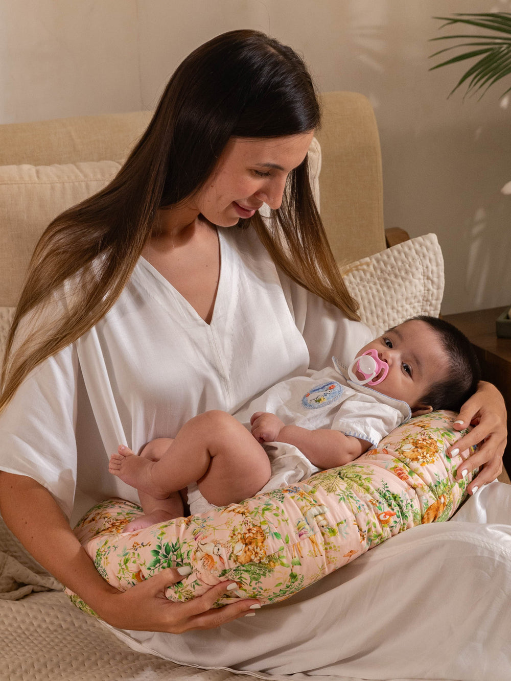 Blush Bunny Feeding pillows for nursing months