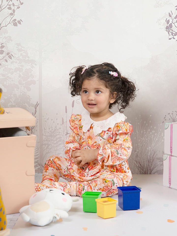 Chic baby Butterfly Co-ord set for a stylish and protected look