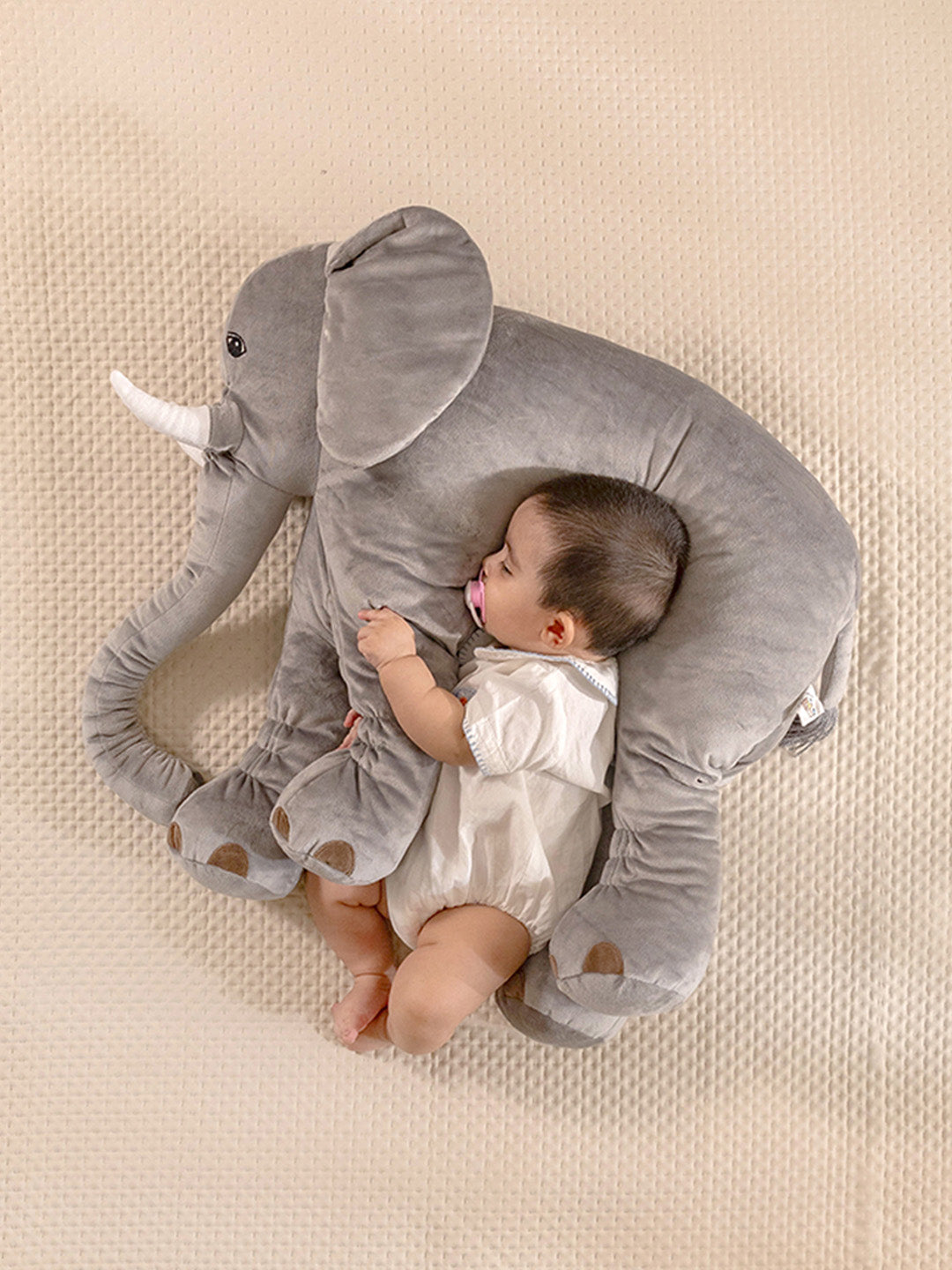 Elephant Bolster Pillow Toy
