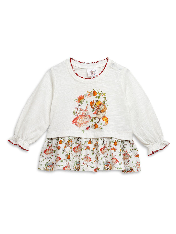 PEPLUM CO-ORD SET-RED RIDING HOOD