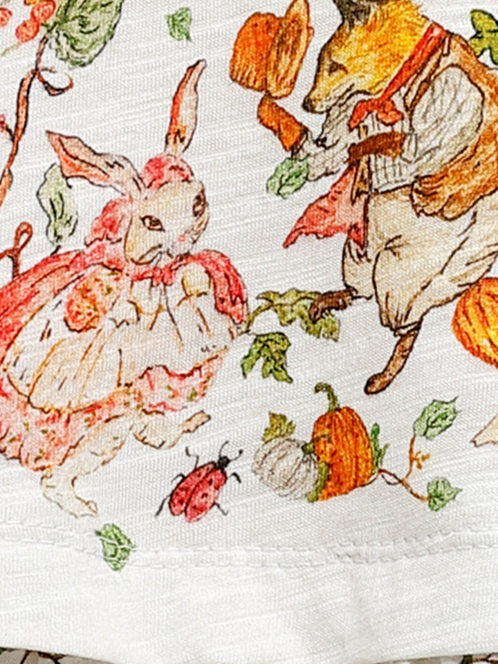 PEPLUM CO-ORD SET-RED RIDING HOOD