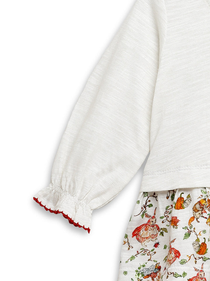 PEPLUM CO-ORD SET-RED RIDING HOOD