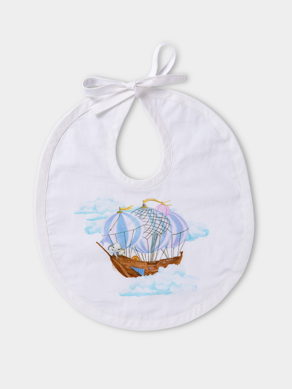 Soft & Hypo-allergenic ele's expedition bib for baby