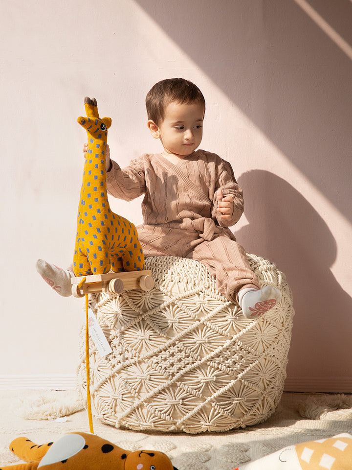 Unisex Soft and Comfortable Angrakha Co-ord Set for Your Baby