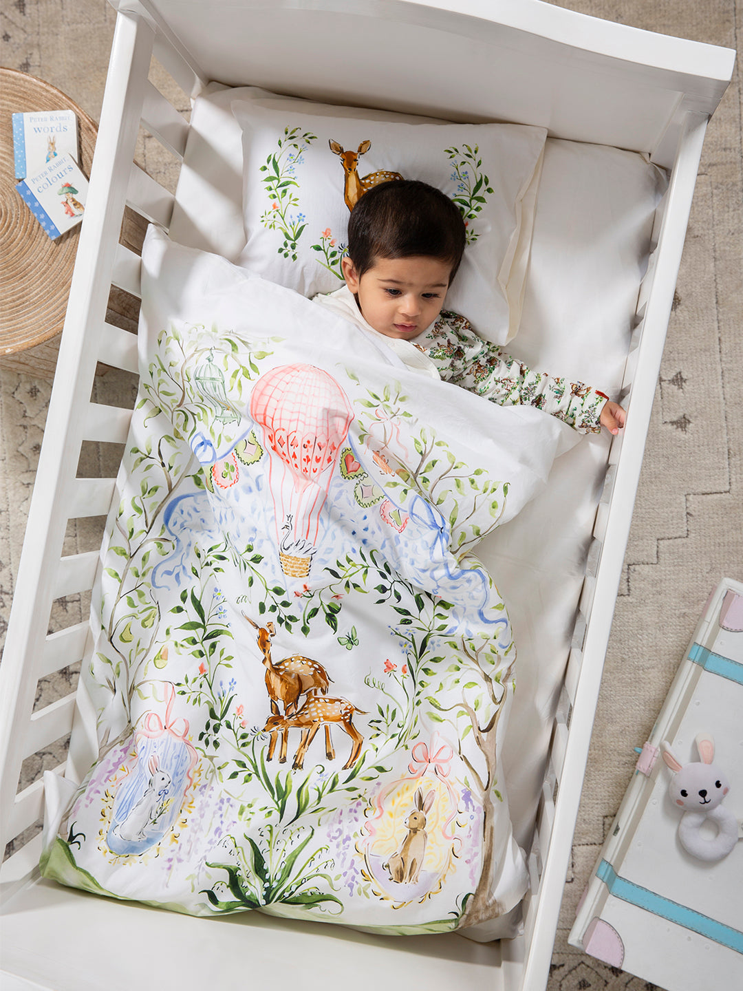 AC DUVET/COMFORTER BEDSHEET PILLOW SET: ENCHANTED DEER