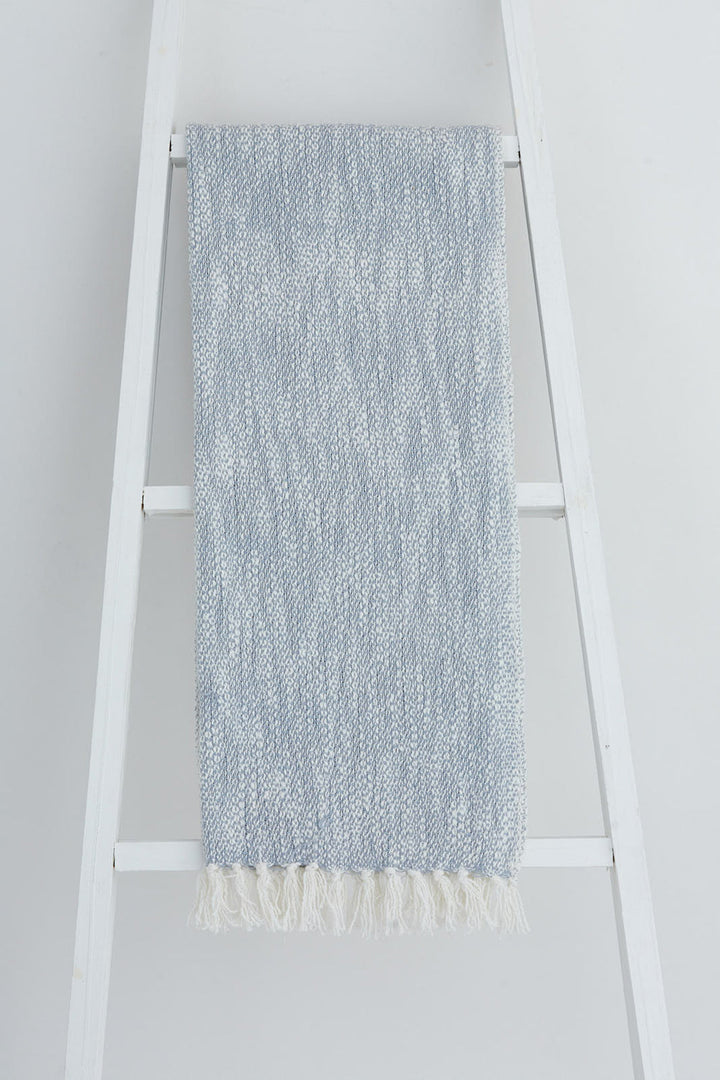 Feeding Cotton Throws - blue
