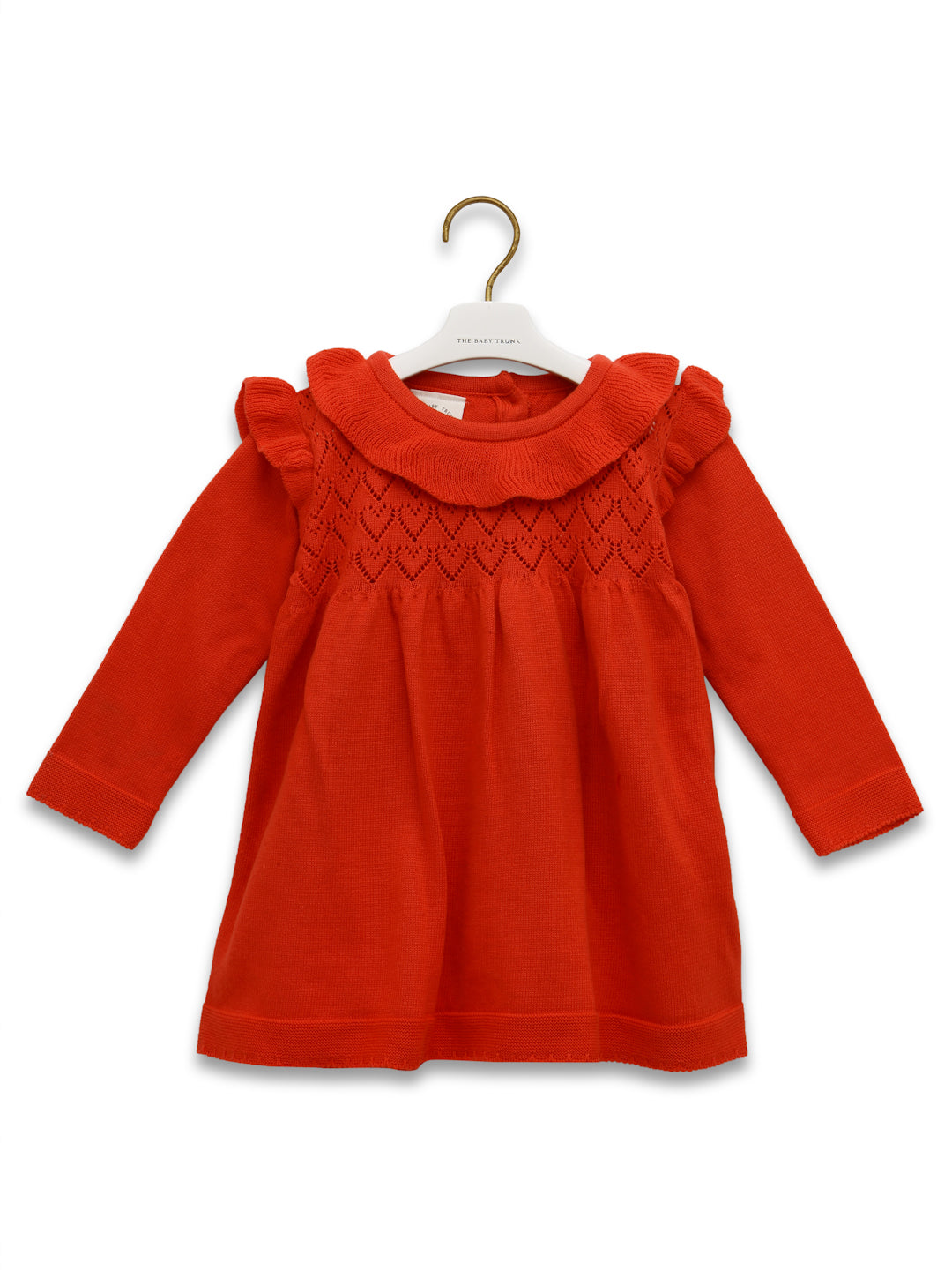 Shop Cute Red Button-down Vintage Knitted Babygirl Winter Dress – The Baby  Trunk