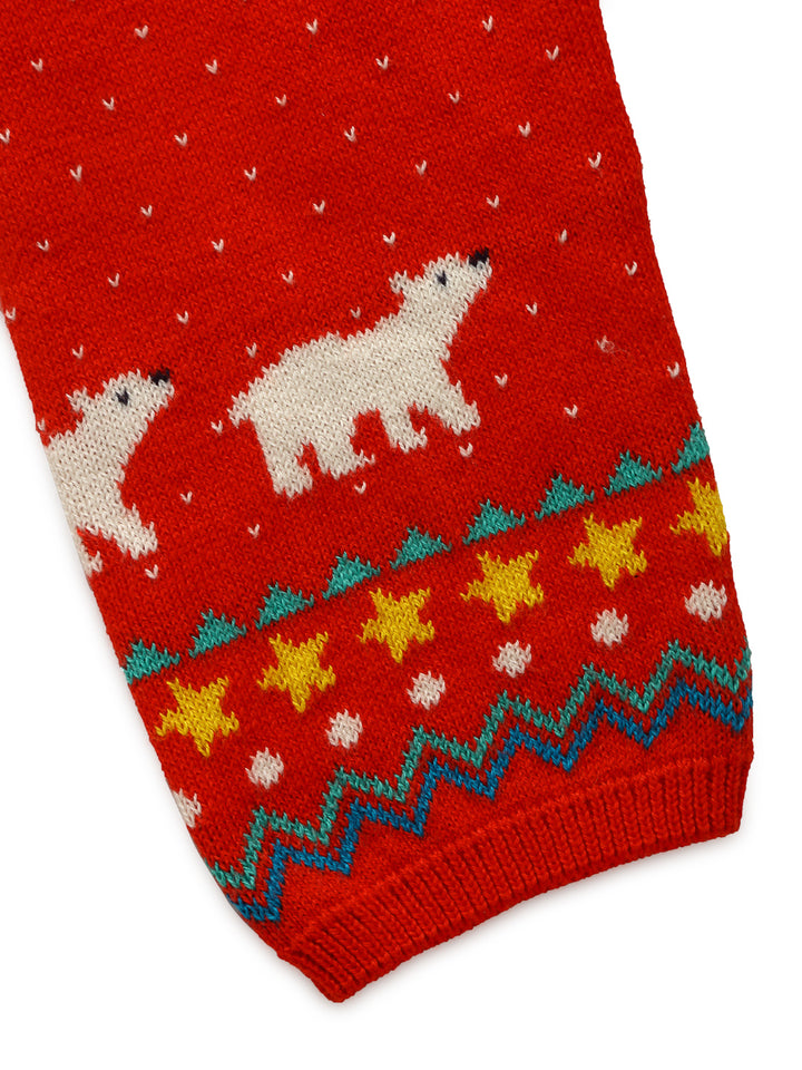 Polar Bear Christmas Bottom zoom angle