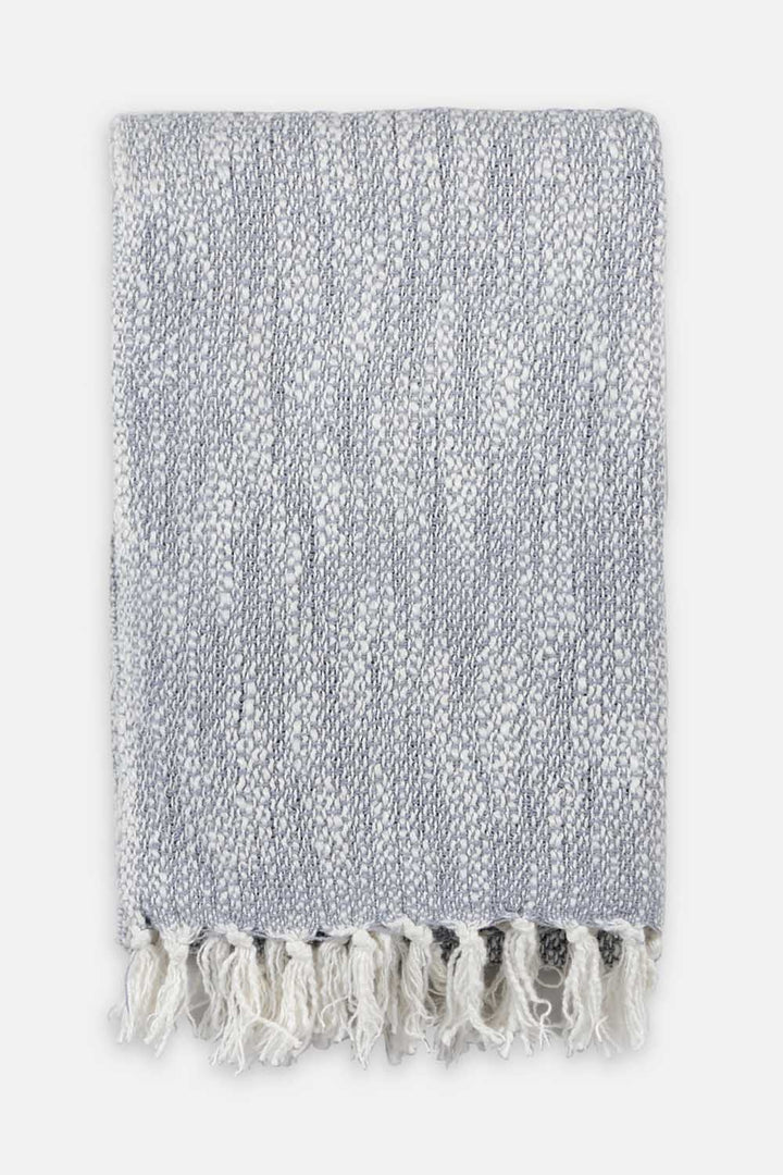 Feeding Cotton Throws - blue