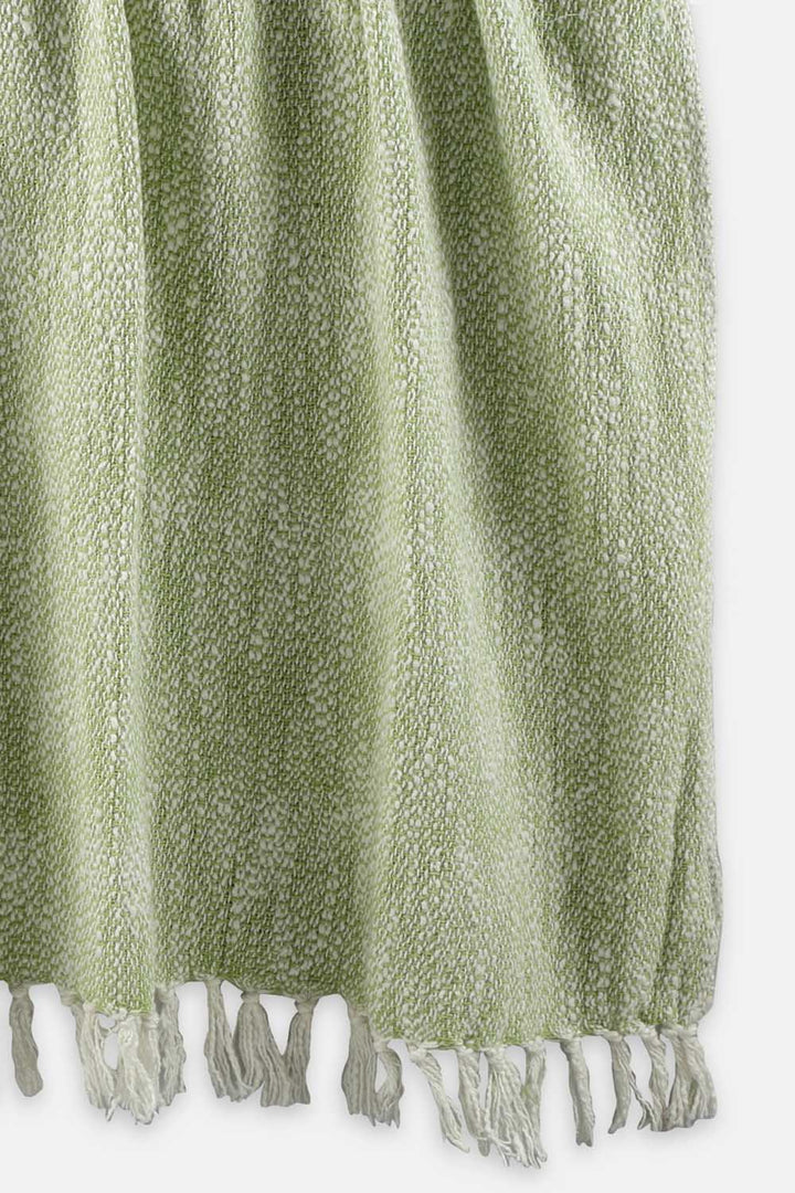 FEEDING Cotton Throws - green
