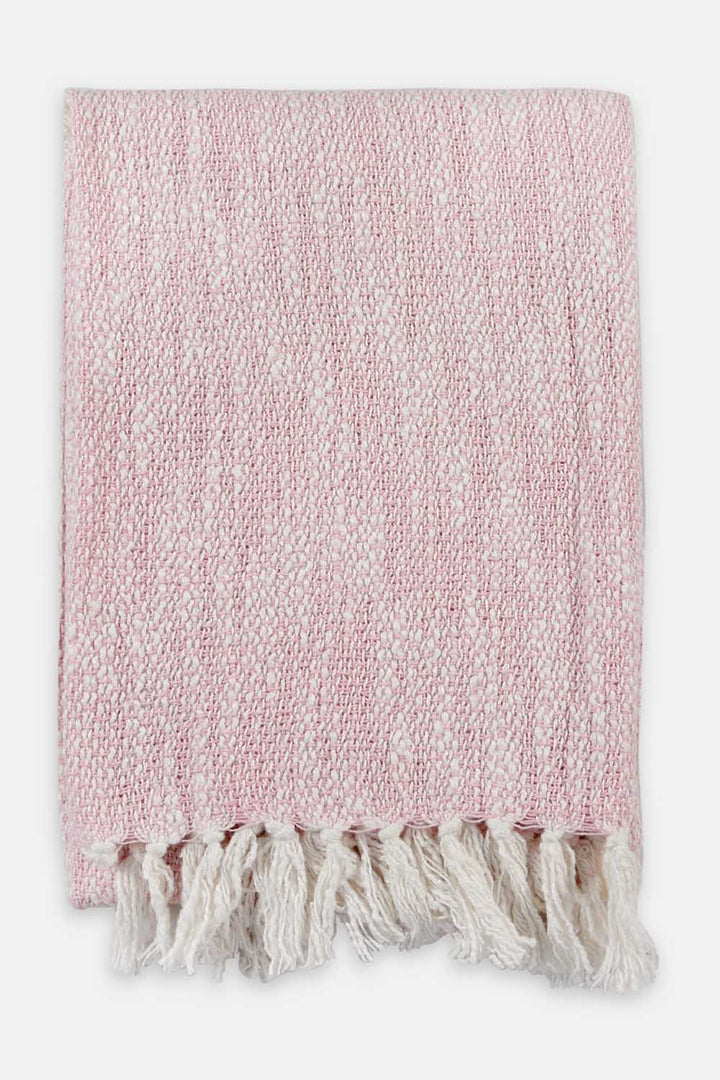 Feeding Cotton Throws - Pale Pink