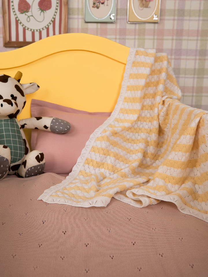 Sunbeam Stripe Baby Blanket