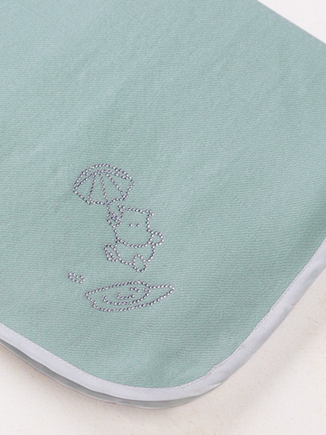 Swarovski Cashmre Monogram Blanket- Grape Mist