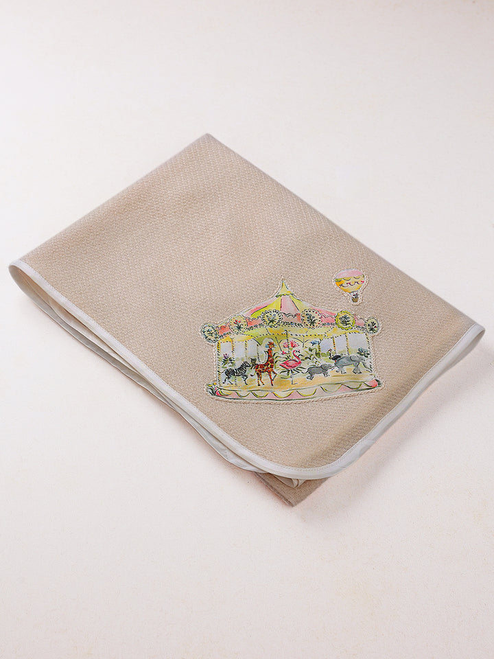 Carnival Carousel Wool Baby Blanket