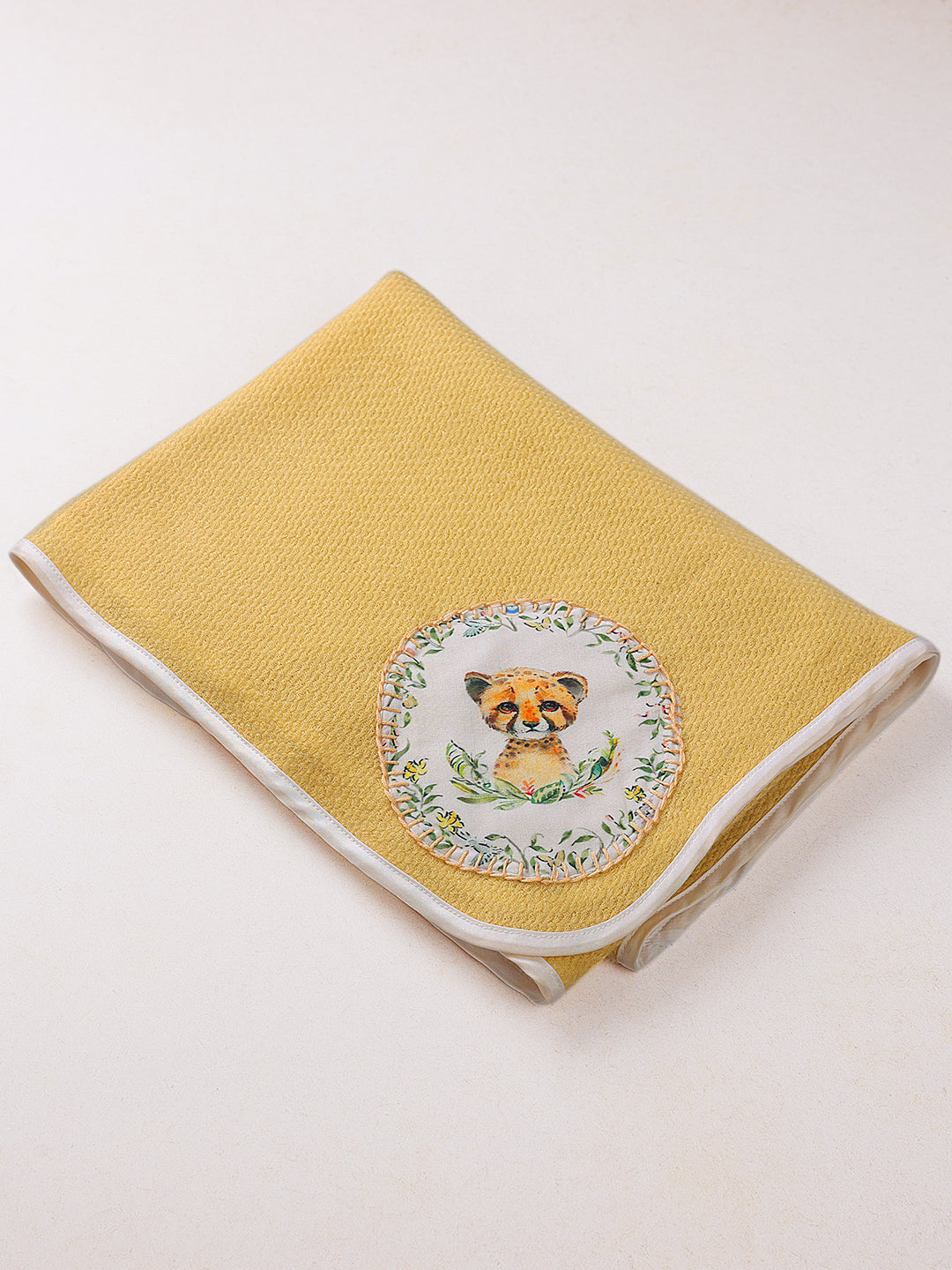 Little Leo Wool Baby Blanket