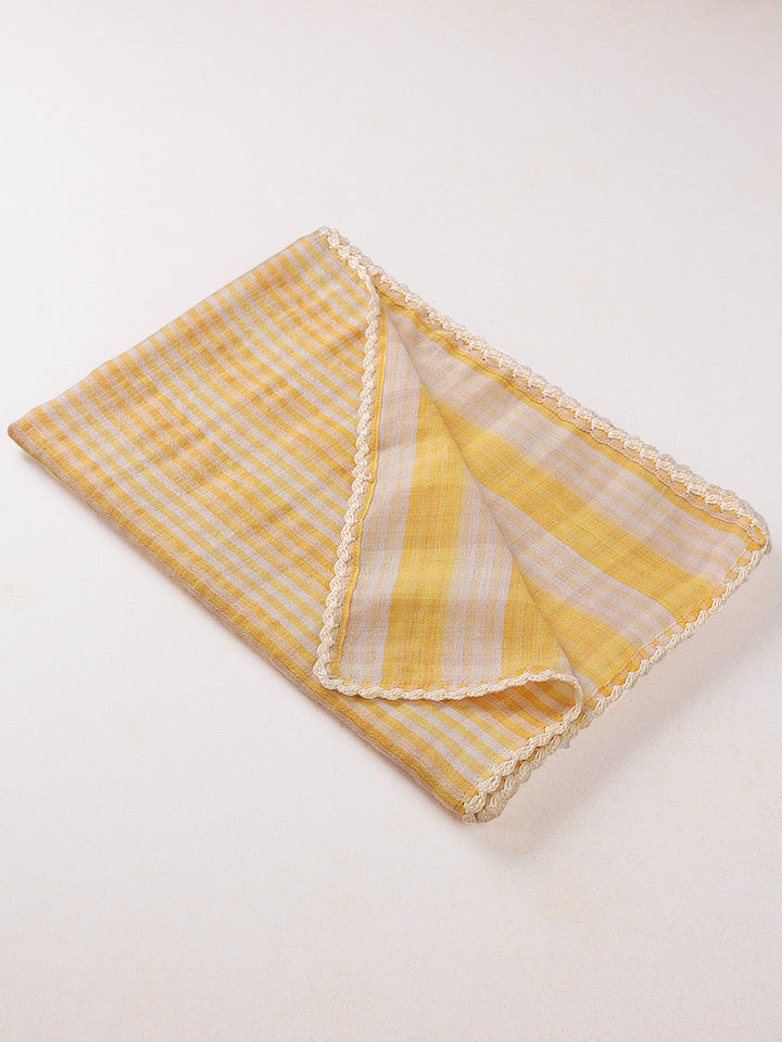 Reversible Sunny Wool Baby Blanket