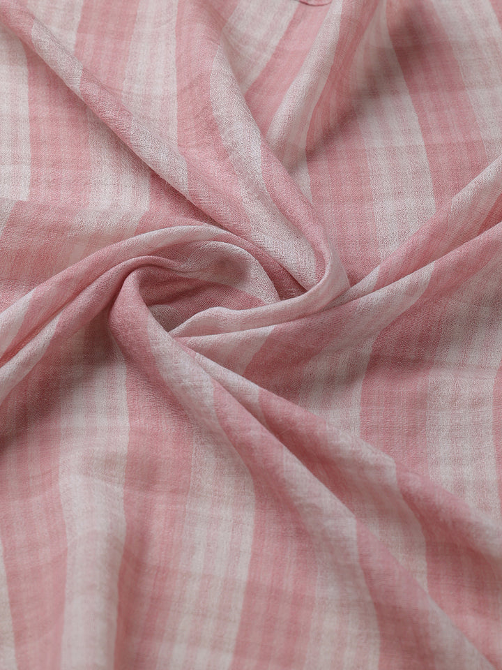 Reversible Blush Wool Baby Blanket