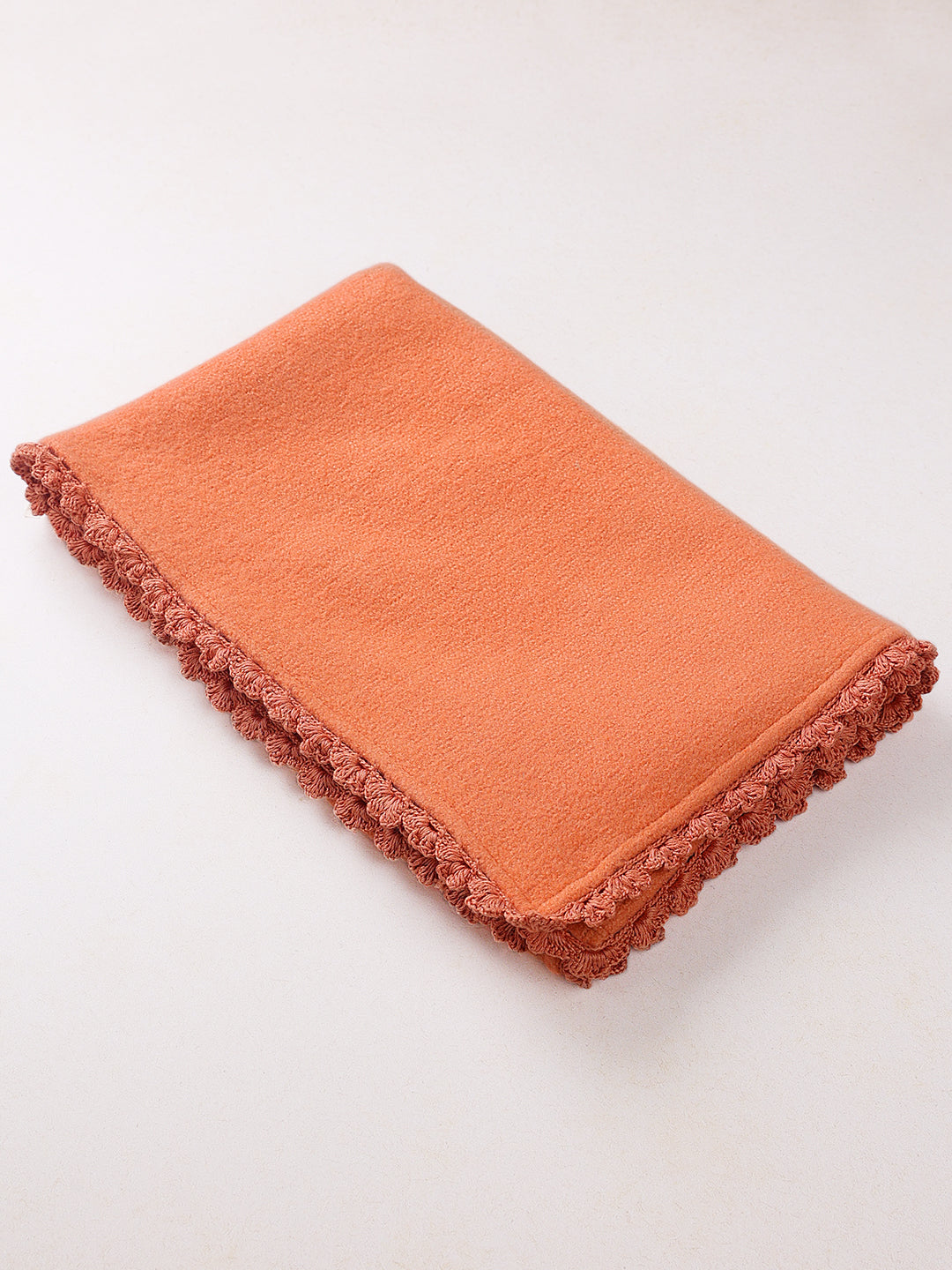 Pure Cashmere Apricot Baby Blanket