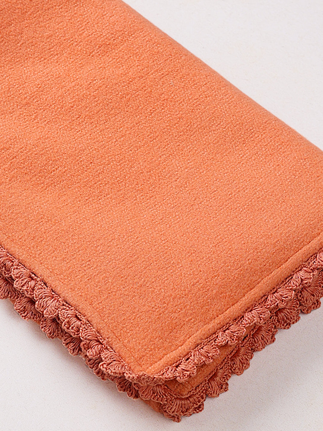 Pure Cashmere Apricot Baby Blanket
