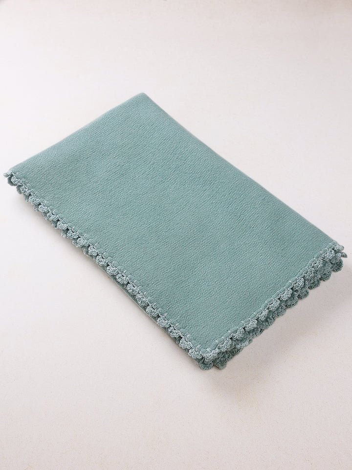 Pure Cashmere Sage Baby Blanket