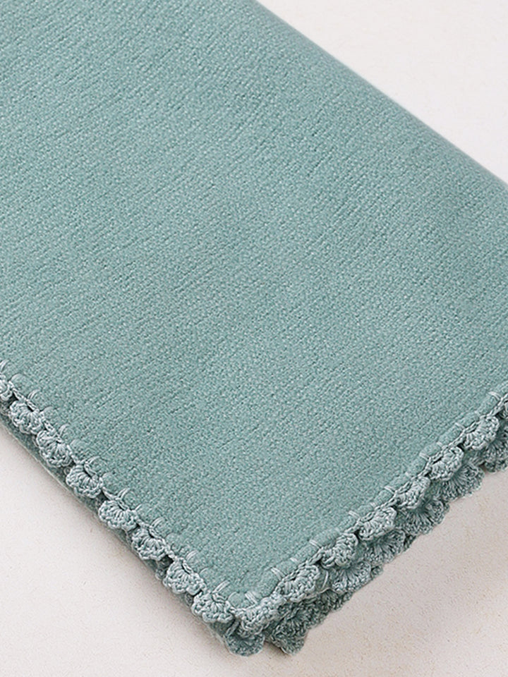 Pure Cashmere Sage Baby Blanket