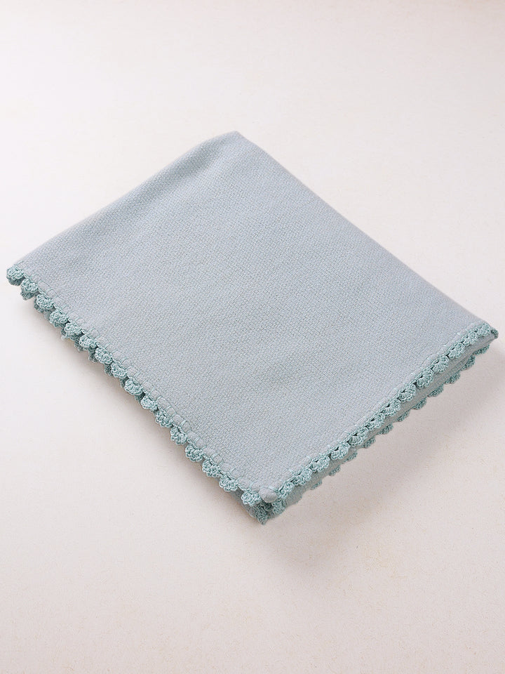 Pure Cashmere Blue Baby Blanket