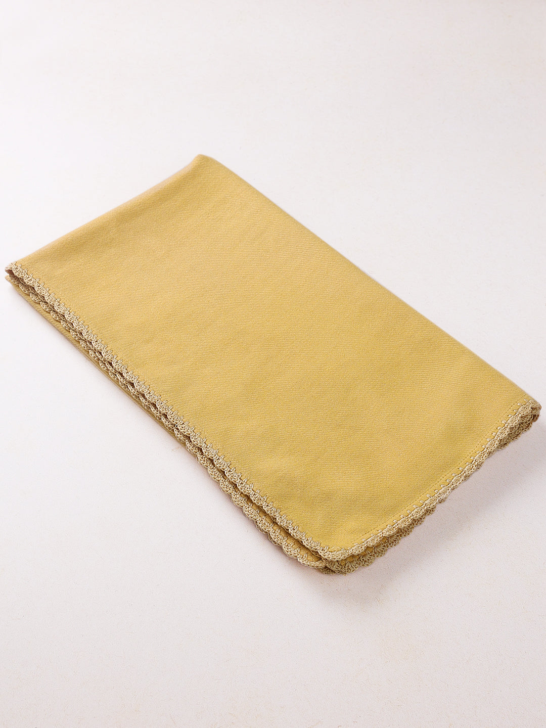 Pure Cashmere Spring Yellow Baby Blanket