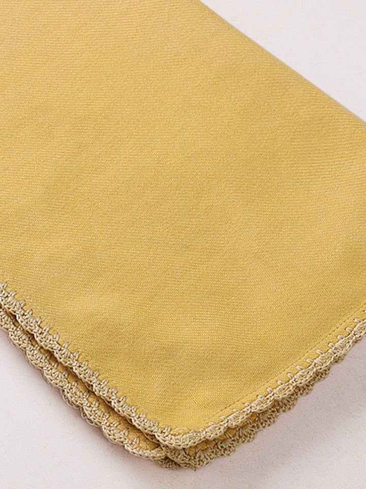 Pure Cashmere Spring Yellow Baby Blanket