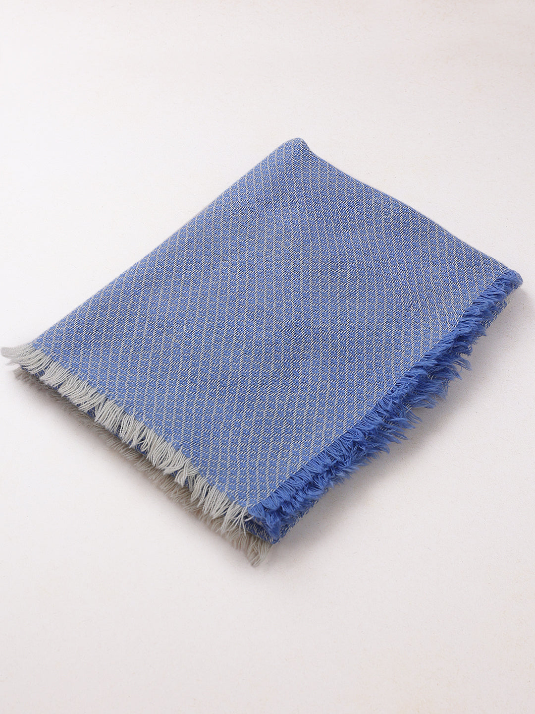 Blue Cashmere Baby Blanket