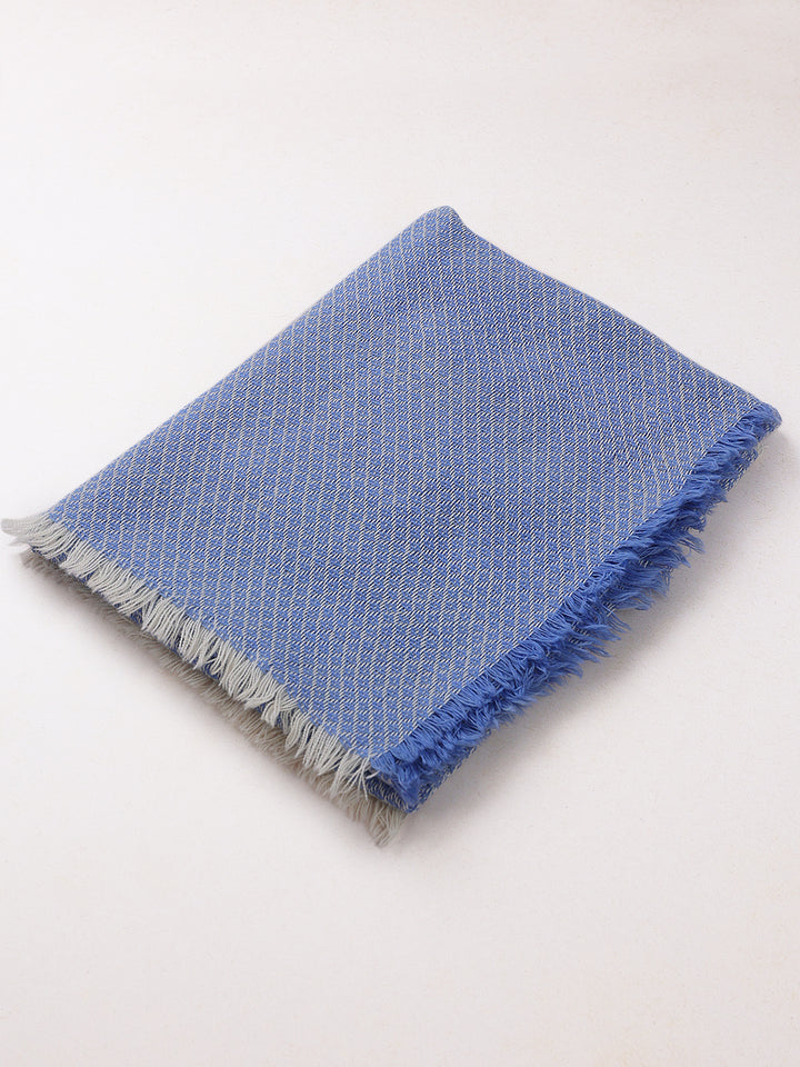 Blue Cashmere Baby Blanket