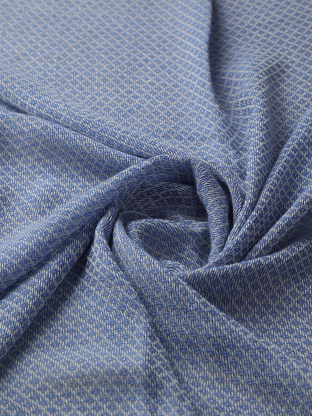 Blue Cashmere Baby Blanket