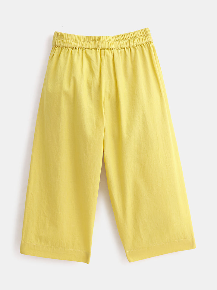 Boy's Kurta Pyjama Set in Yellow - Little Giraffe