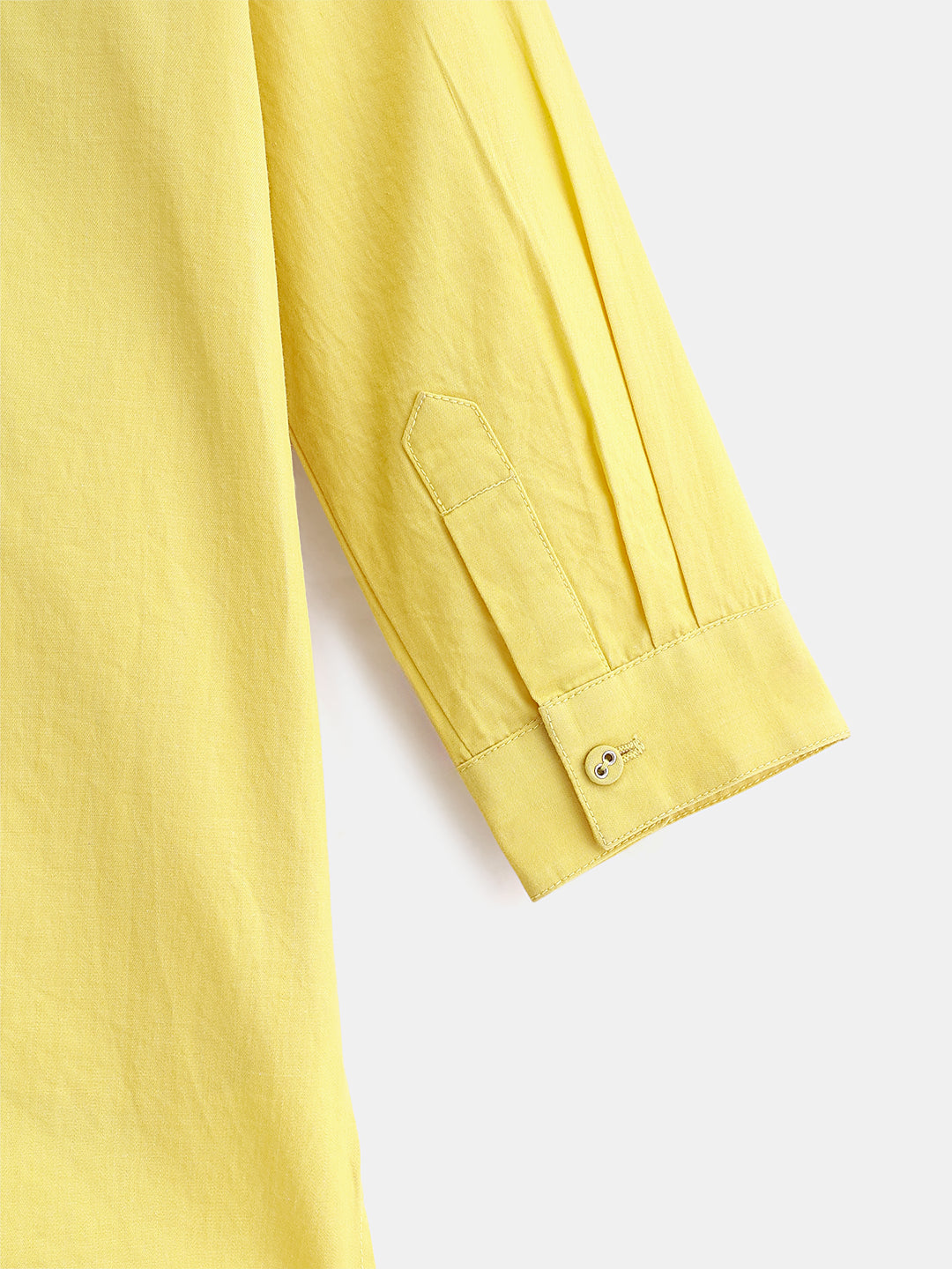 Boy's Kurta Pyjama Set in Yellow - Little Giraffe