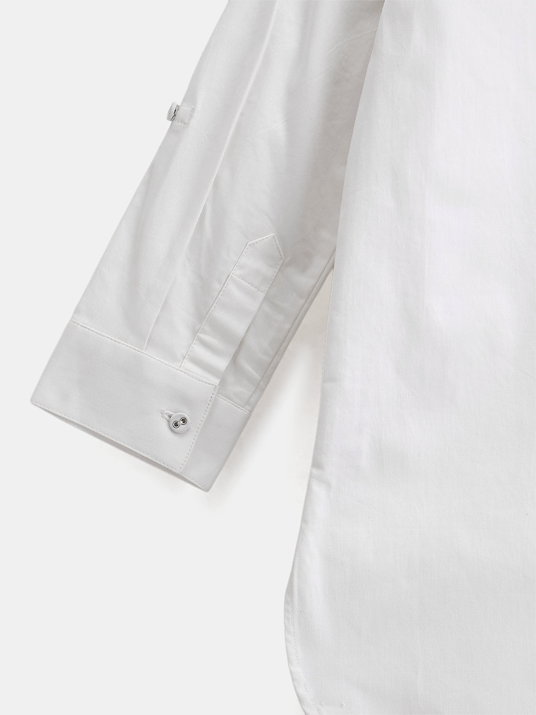 Boy's Pathani Kurta Salwar Set in White - Bambi