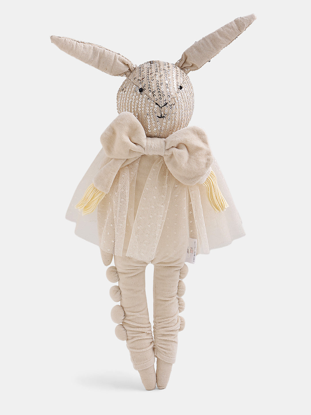 Kid's Plush Toy Companion - Jasper Sequin Bunny