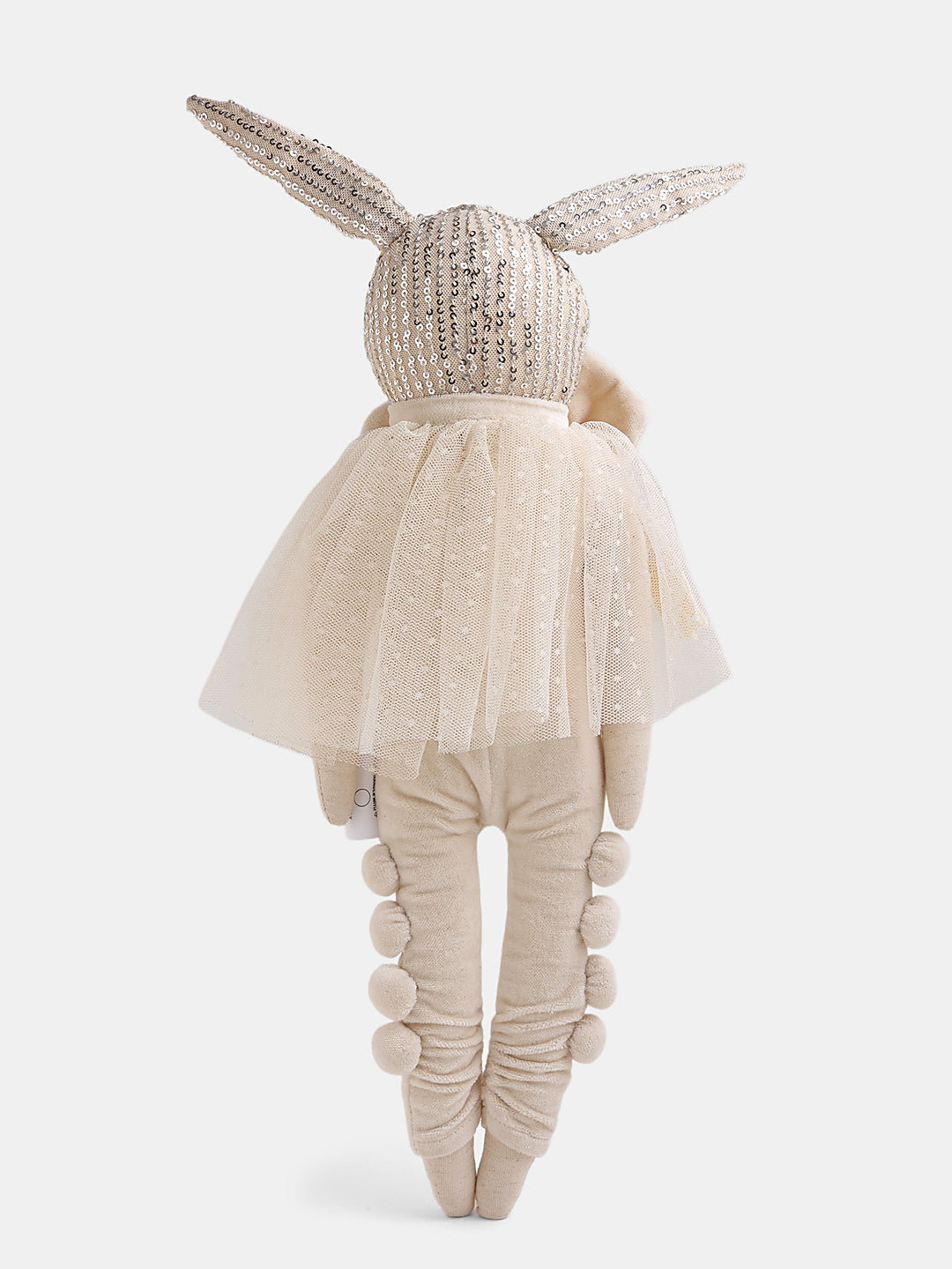 Kid's Plush Toy Companion - Jasper Sequin Bunny