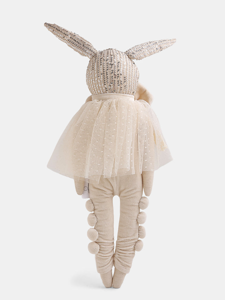 Kid's Plush Toy Companion - Jasper Sequin Bunny
