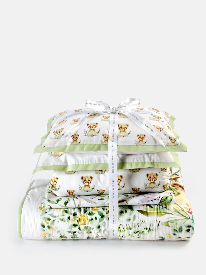 100% Egyptian Cotton Quilt & Bedding Set - Pack of 3 (LITTLE LEO) for your little one
