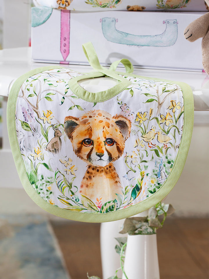 100% Organic cotton fabric Little Lio Bib for your baby