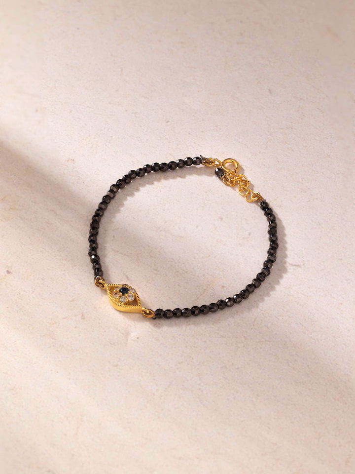 14KT Gold Evil Eye Bracelet – Baby Bracelet
