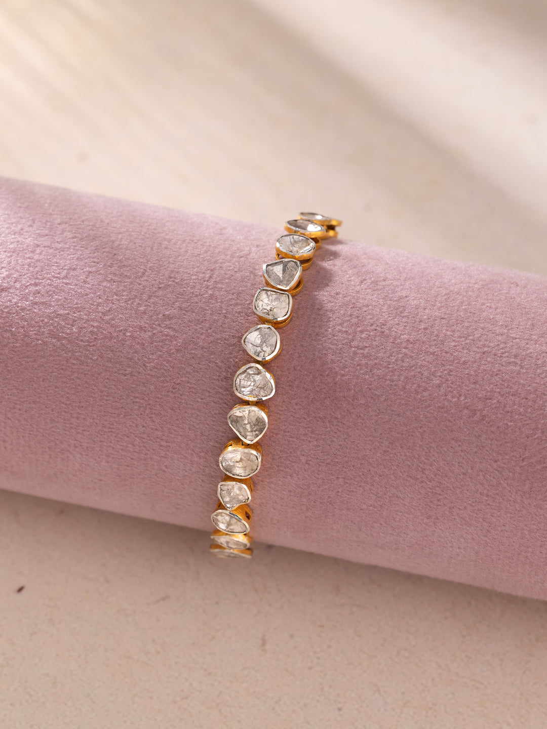 Heirloom Polki Tennis Bracelet - for Mom