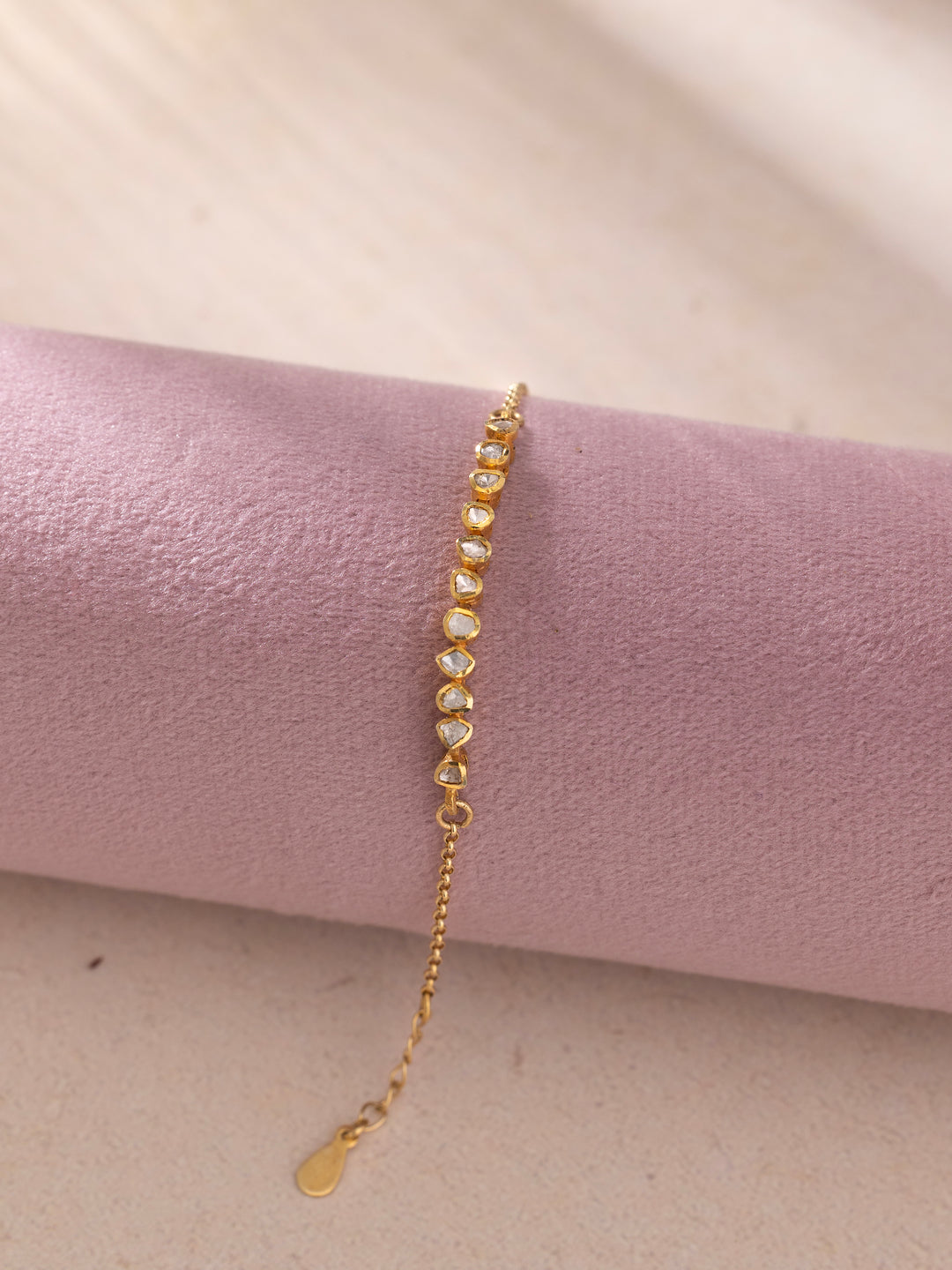 Petite Polki Diamond Baby Bracelet