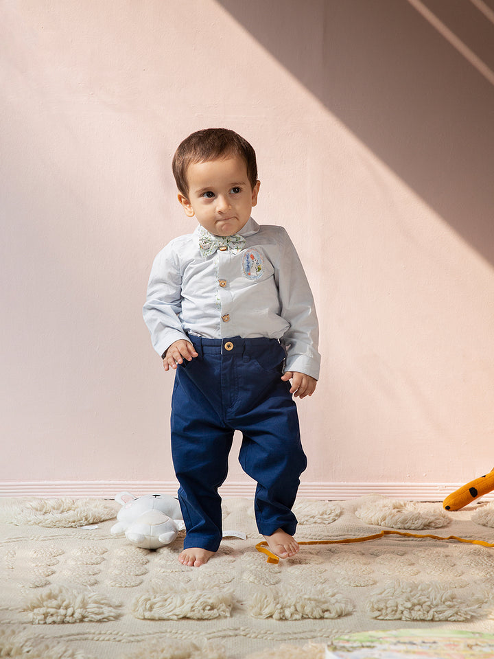 Chic Outfit Set of 3 - Peter Rabbit : Shirt, Trousers and a Bow