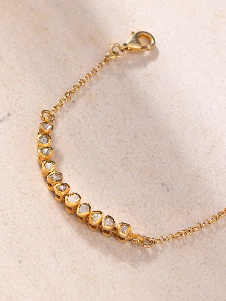 Petite Polki Diamond Baby Bracelet