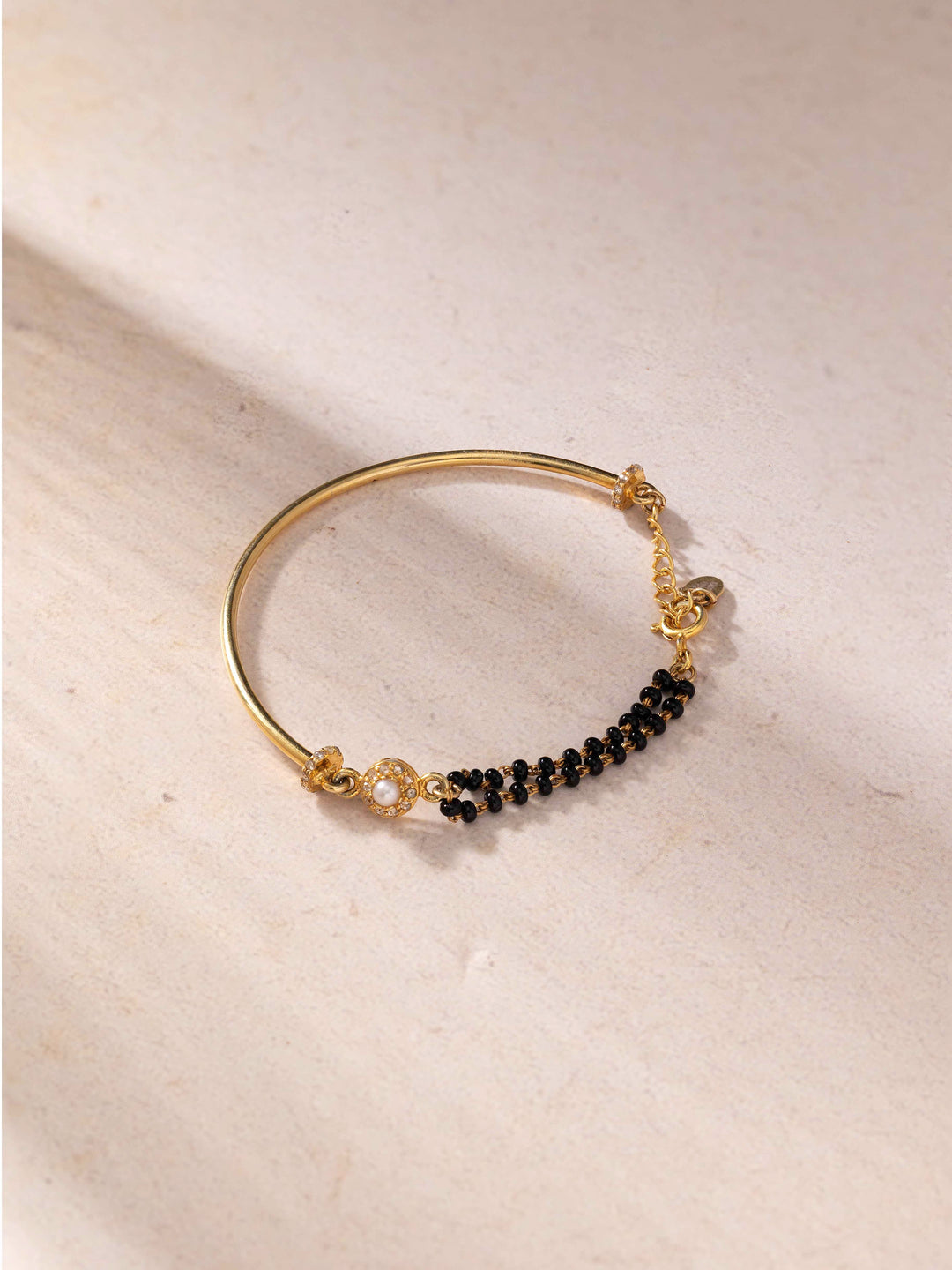 Evil Eye Pearl and Diamond -Mom Bracelet