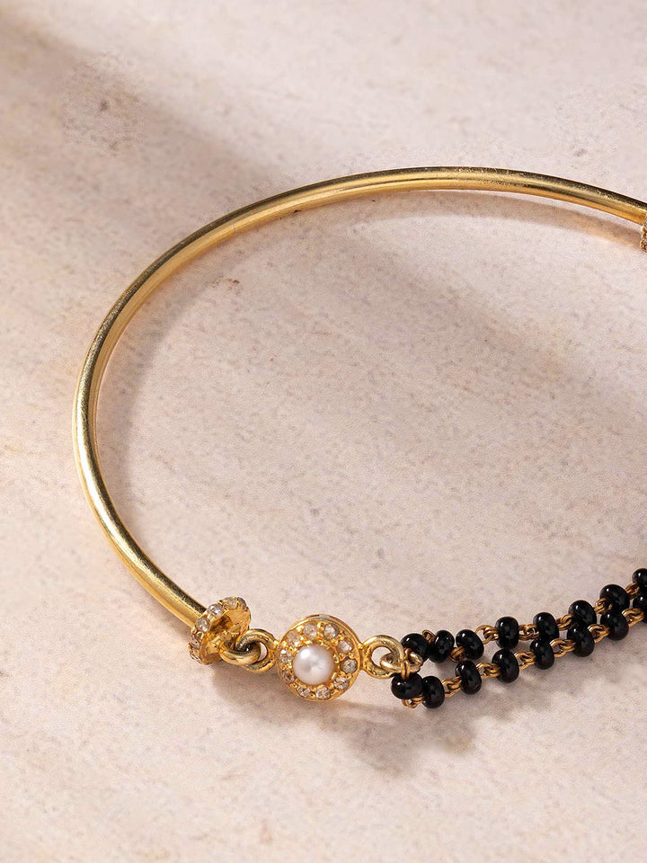 Evil Eye Pearl and Diamond -Mom Bracelet