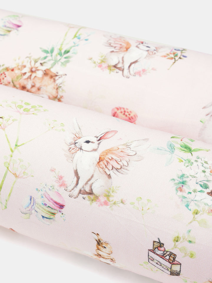 Blush Bunny Bolster Set Of 2